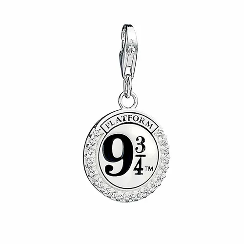Official Harry Potter Sterling Silver Platform 9 3/4 Embellished Clip On Charm