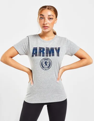 Official Team Scotland Army T-Shirt - Grey - Womens