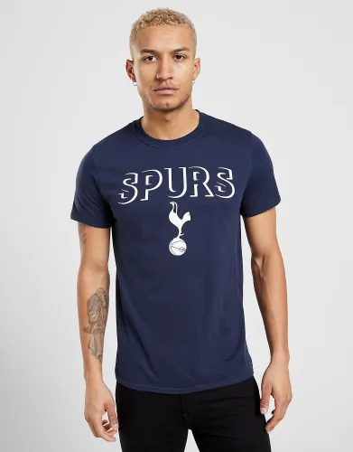 Official Team Tottenham Hotspur Badge T-Shirt - Navy - Mens