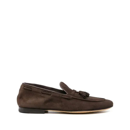 Officine Creative , 'Airto/013' suede tassel loafers ,Brown male, Sizes: