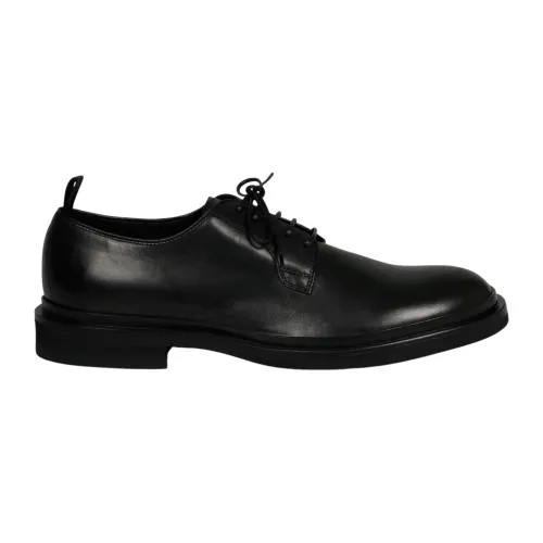 Officine Creative , Classic Leather Business Shoes ,Black male, Sizes: