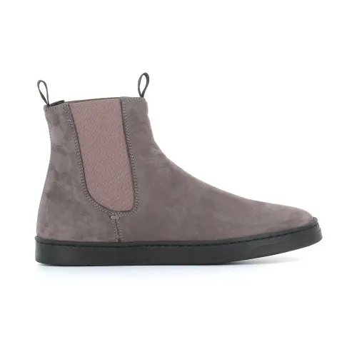 Officine Creative , Gray Chelsea Wedge Flat Shoes ,Purple female, Sizes: