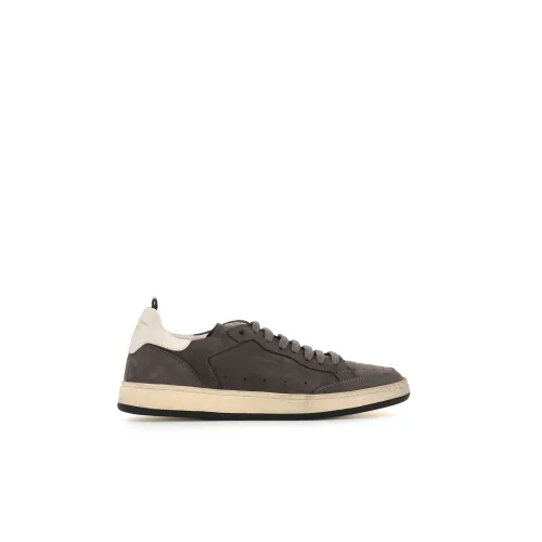 Officine Creative , Grey Sneakers with Lactae Hevea Sole ,Gray female, Sizes: