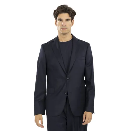 Officine Générale , Americana Wool Jacket ,Blue male, Sizes: