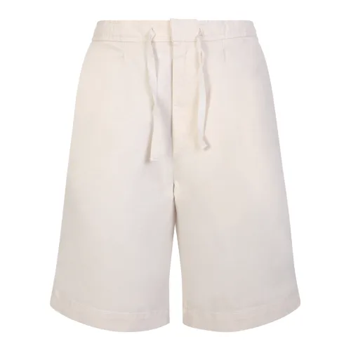 Officine Générale , Comfortable Light Beige Cotton Shorts ,Beige male, Sizes: