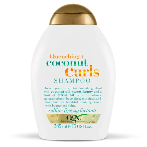 OGX Coconut Shampoo for Curly Hair 385 ml Sulfate Free
