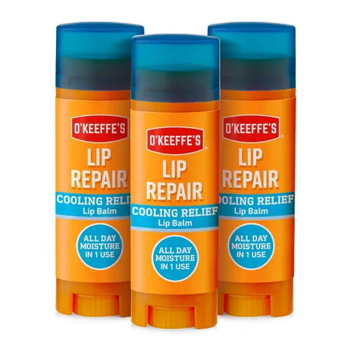 O'Keeffe's Lip Repair Cooling Relief Lip Balm 4.2g (Pack of