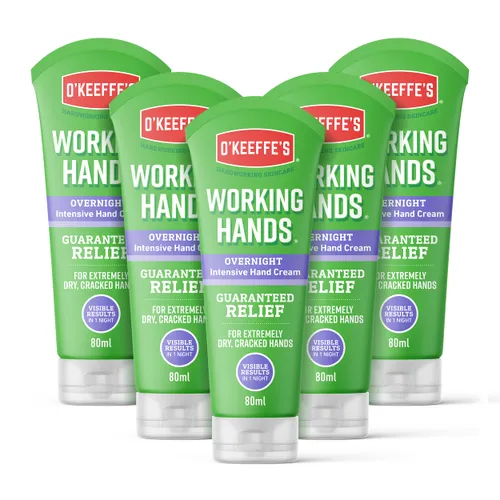 O'Keeffe's Working Hands Overnight 80ml (5 Pack)