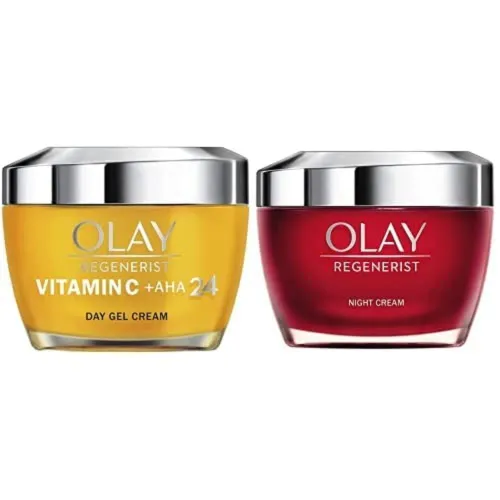 Olay Vitamin C Face Cream + Regenerist Night Cream