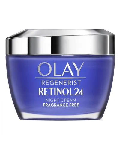 Olay Womens Regenerist Night Face Cream Retinol24 with Vitamin B3 Fragrance Free, 50ml - One Size