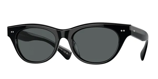 Oliver Peoples OV5541SU Avelin Polarized 1005P2 Women's Sunglasses Black Size 52