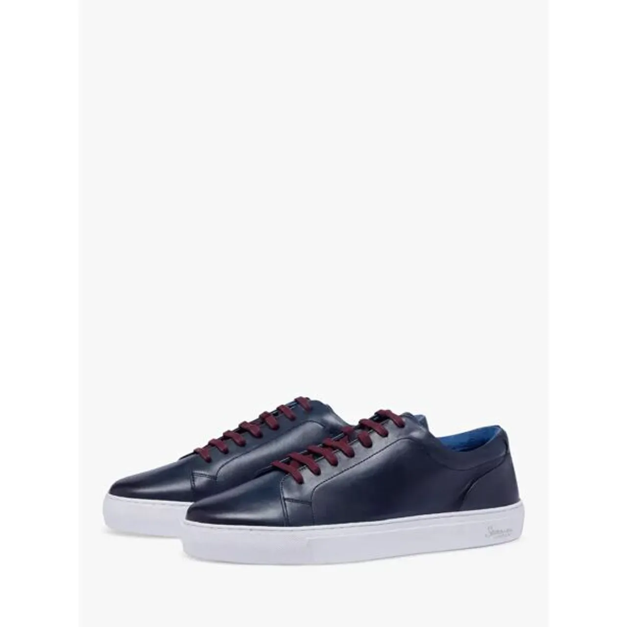 Oliver Sweeney Hayle Leather Trainers - Navy - Male