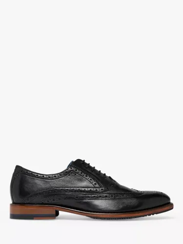 Oliver Sweeney Ledwell Leather Oxford Wing Tip Brogue, Black - Black - Male
