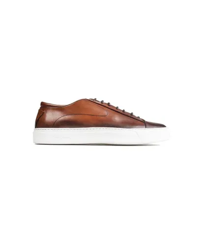 Oliver Sweeney Mens Sirolo Trainers - Tan Leather