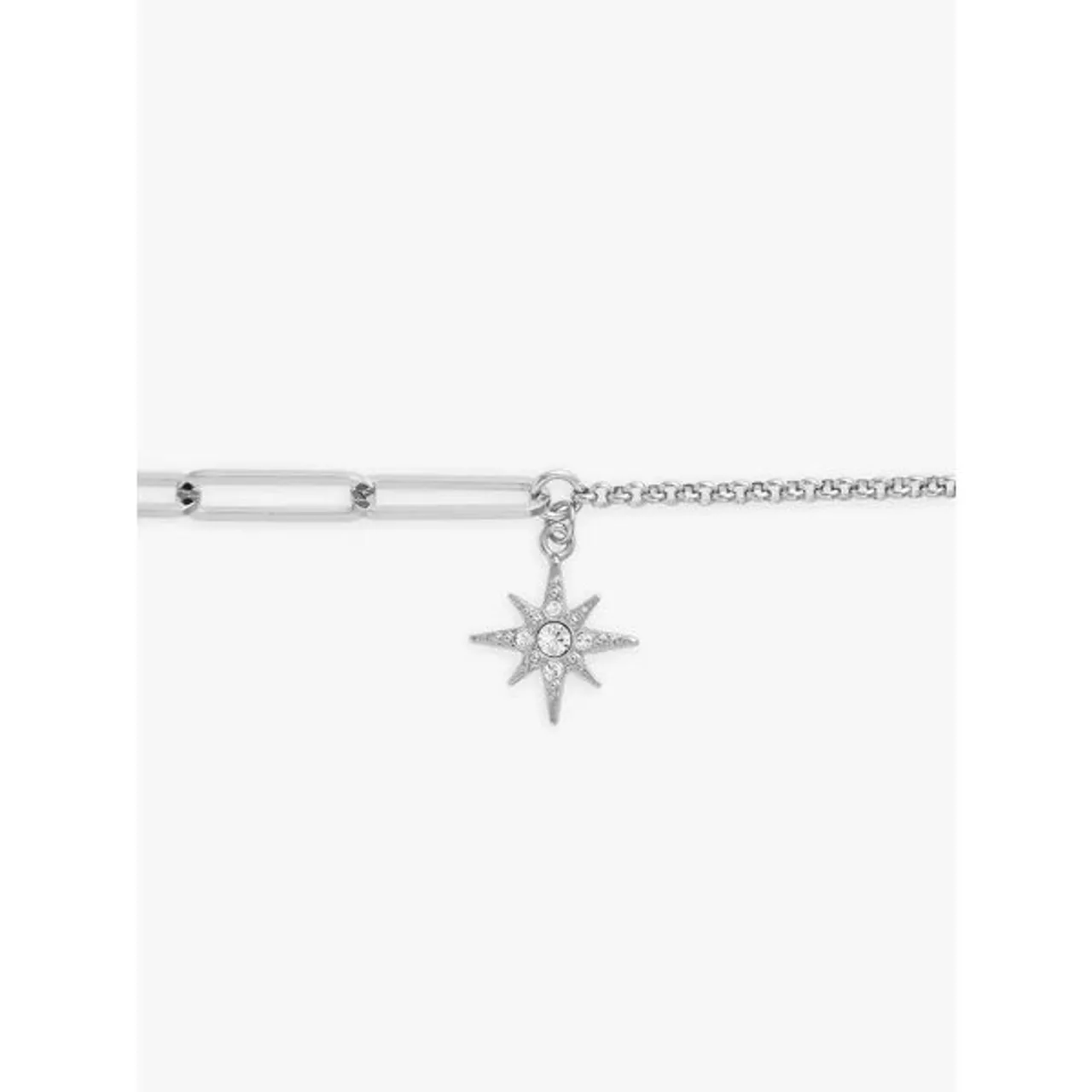 Olivia Burton Celestial North Star Mismatch Chain Bracelet - Silver - Female