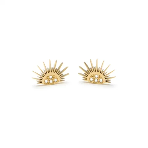 Olivia Burton Celestial Sun Gold IP Stud Earrings