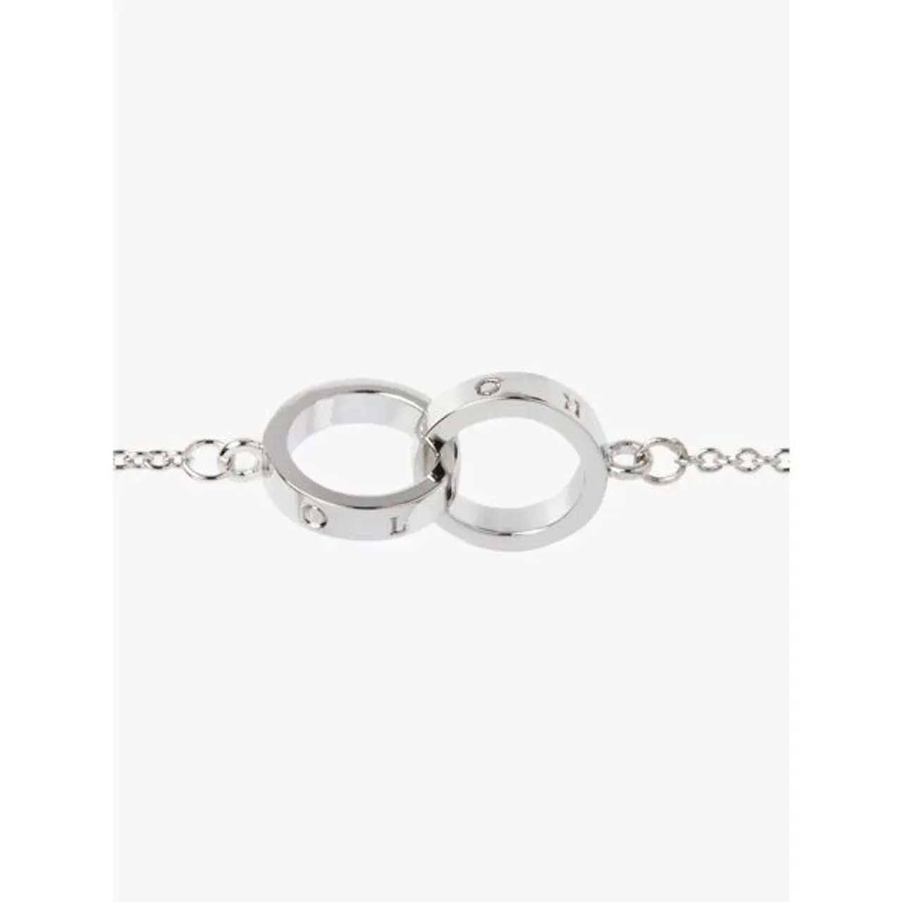 Olivia Burton Double Ring Chain Bracelet - Silver Objenb14b - Female