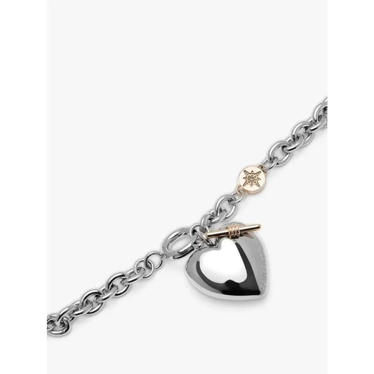 Olivia Burton Knot Heart Bracelet, Silver - Silver - Female