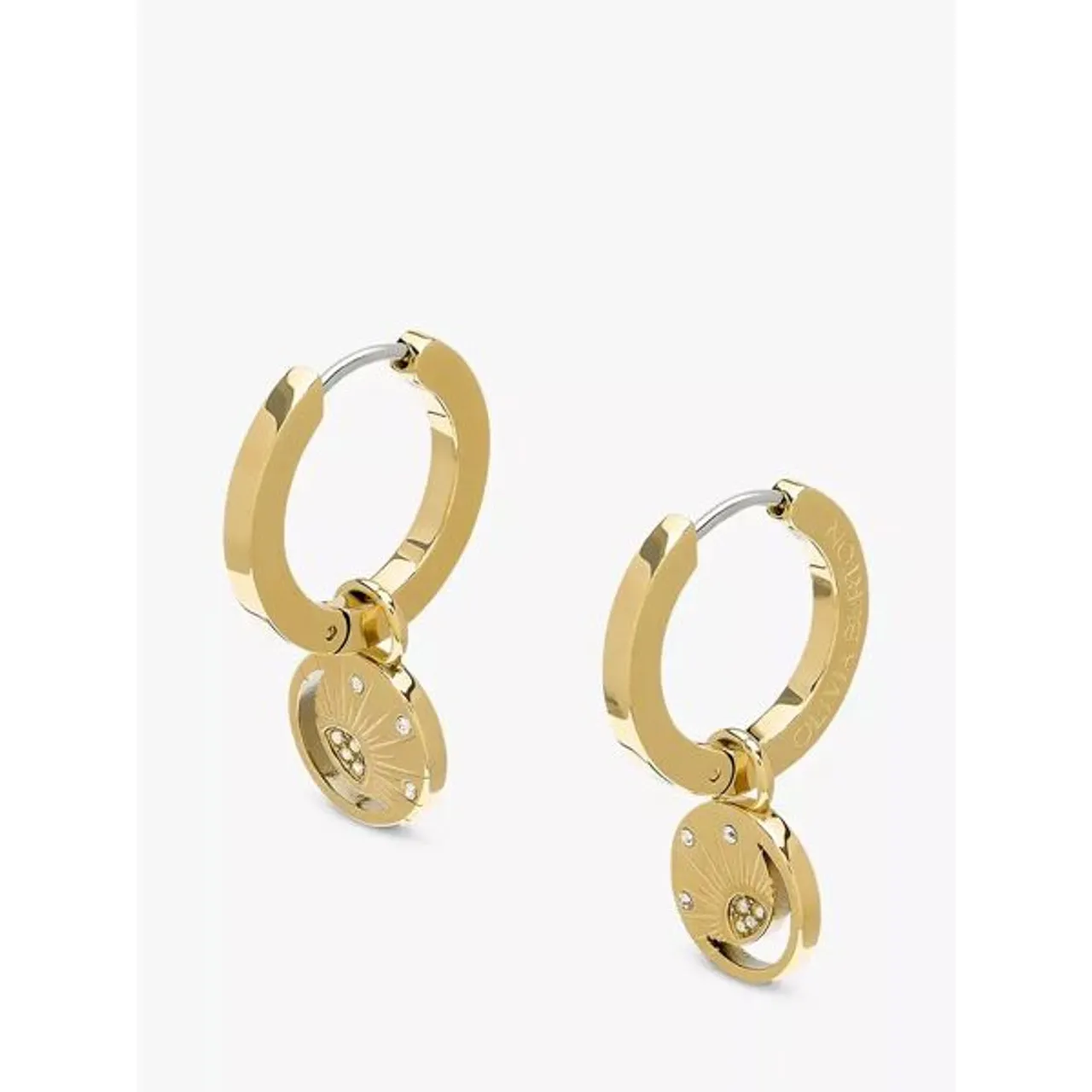 Olivia Burton Sun And Moon Earrings, Gold - Gold - Female