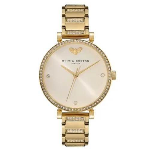 Olivia Burton T-Bar Bee Gold Bracelet Watch
