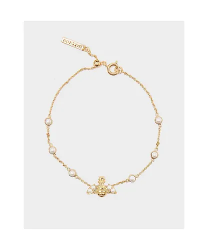Olivia Burton Womens Accessories Pearl Bee Bracelet in Gold Silver - One Size