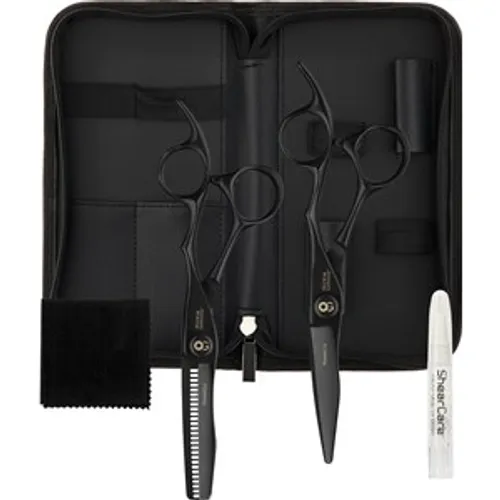 Olivia Garden 2-scissor set 5.5" matt black Unisex 2 Stk.