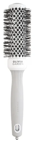 Olivia Garden - Expert Blowout Shine Hairbrush - White and
