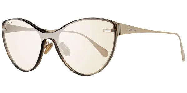 Omega OM0022-H 30G Women's Sunglasses Gold Size 137