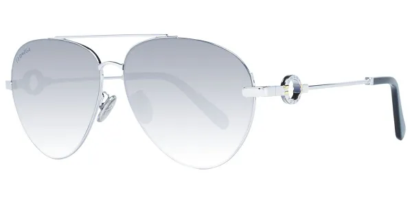 Omega OM0031-H 18C Women's Sunglasses Silver Size 61