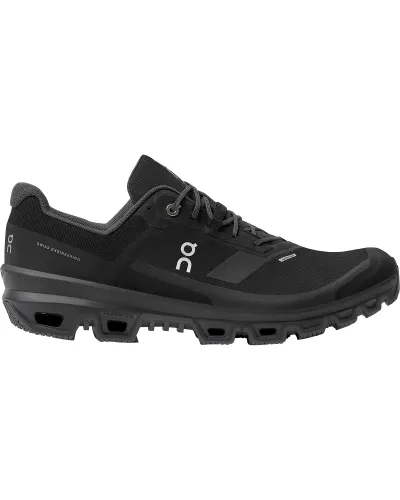 On Men's Cloudventure Waterproof Trail Running Shoes - black