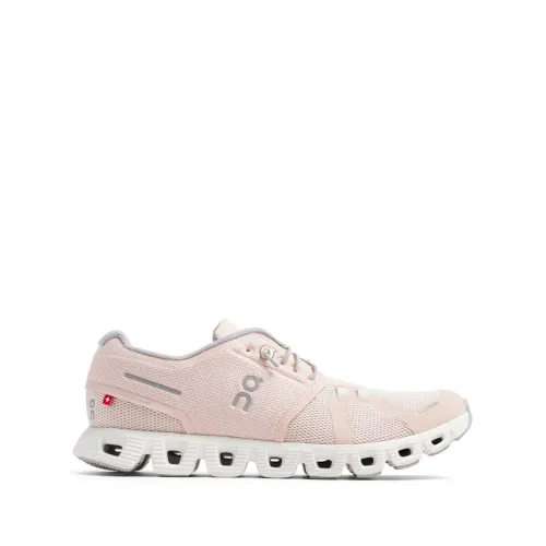 On Running , Cloud 5 Mesh Running Sneakers ,Pink female, Sizes: