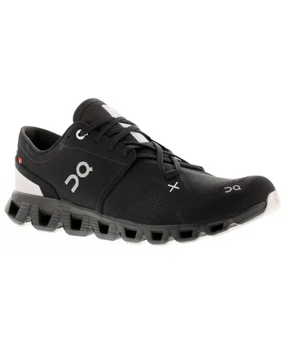 On-Running On Running Womens Trainers Cloud X Lace Up black Textile