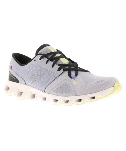 On-Running On Running Womens Trainers Cloud X Lace Up Nimbus - Blue Textile