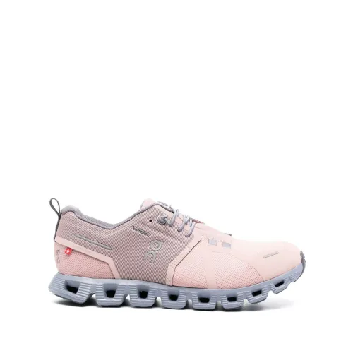 On Running , Waterproof Cloud 5 Running Sneakers ,Pink female, Sizes: