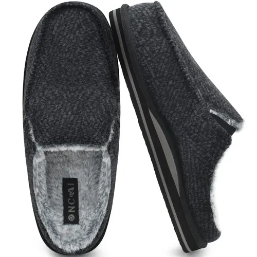 ONCAI Mens Slippers with Orthotic Arch Support