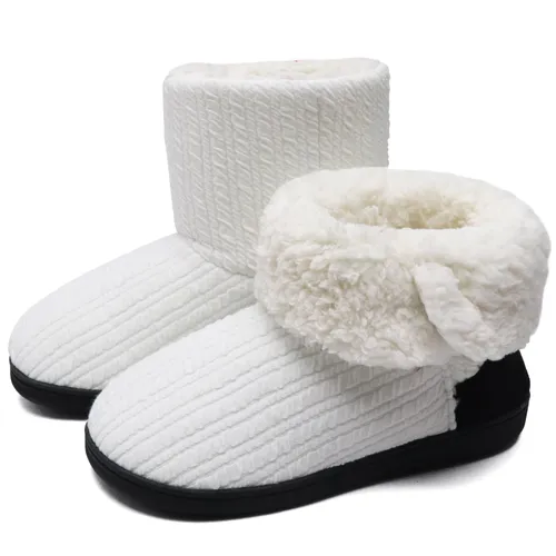 ONCAI Womens Slippers Winter Warm Comfort Knit Fleece