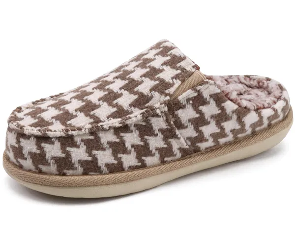 ONCAI Women's Slippers with Arch Support Houndstooth Warm