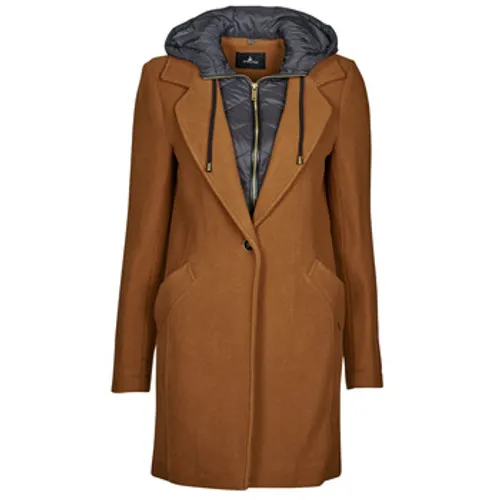 One Step  DEW  women's Coat in Brown