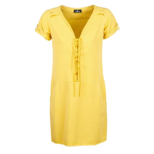 One Step  PATRICIA  women's Dress in Yellow