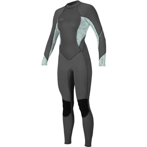 O'Neill Bahia 3/2mm Back Zip Wetsuit - Graphite & Mirage Tropical