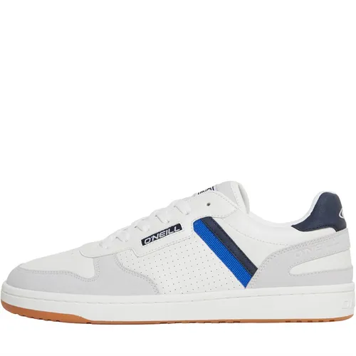 O'Neill Mens Hobson Low Trainers Bright White