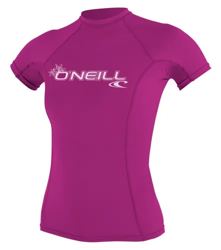 O'Neill Wetsuits Women's Wms Basic Skins Short Sleeve Rash