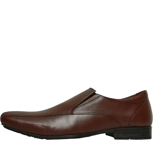 Onfire Mens Leather Slip On Shoes Brown