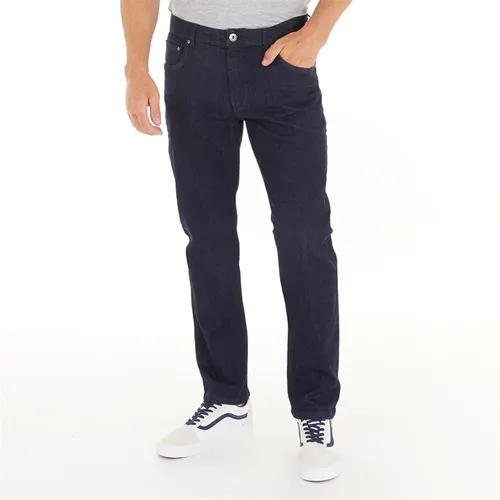 Onfire Mens Straight Fit Denim Jeans Rinse Wash