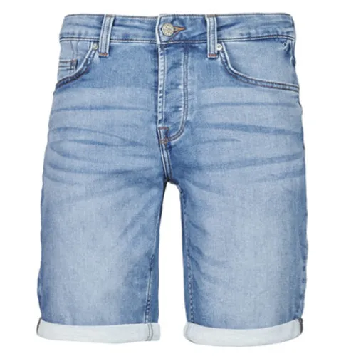 Only & Sons   ONSPLY  men's Shorts in Blue