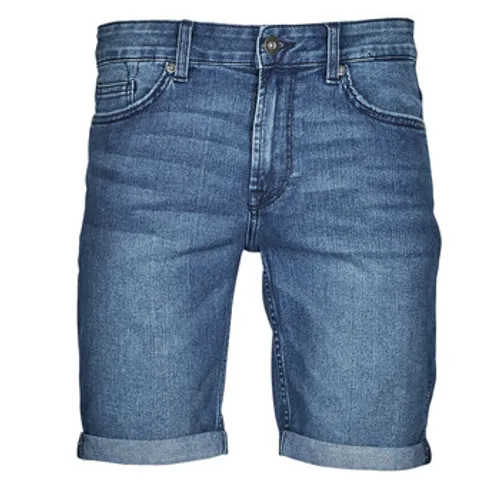 Only & Sons   ONSPLY MID. BLUE 4331 SHORTS VD  men's Shorts in Blue