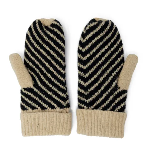 Only , Autumn/Winter Collection Knit Mittens ,Beige female, Sizes: ONE