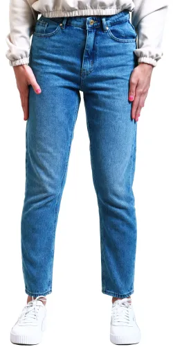 Only Blue / Medium Blue Denim Kelly Regular Fit Jeans