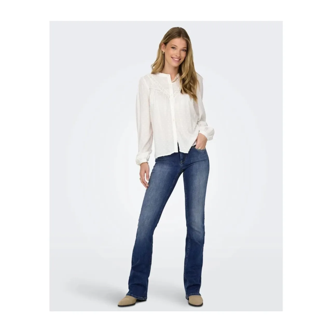 Only , Boot-cut Jeans ,Blue female, Sizes: