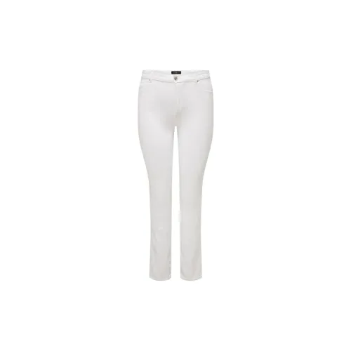 Only Carmakoma , Classic Denim Jeans ,White female, Sizes: